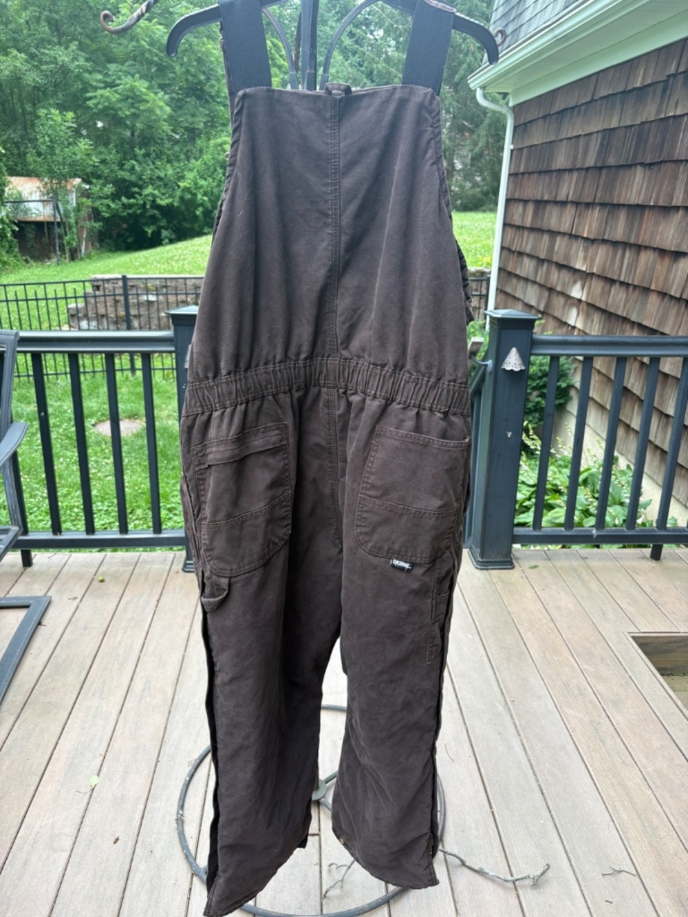 Berne insulated work bibs - 2X SHORT Women - Dark Brown - Picture 6 of 7